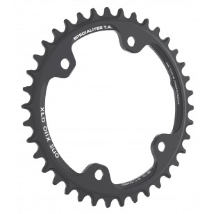 SPECIALITES TA PLATEAU ONE X110 GRX (10S/11S/12S) DIAM 110 NOIR MAT  (4-BOULONS SHIMANO RX600 RX810)