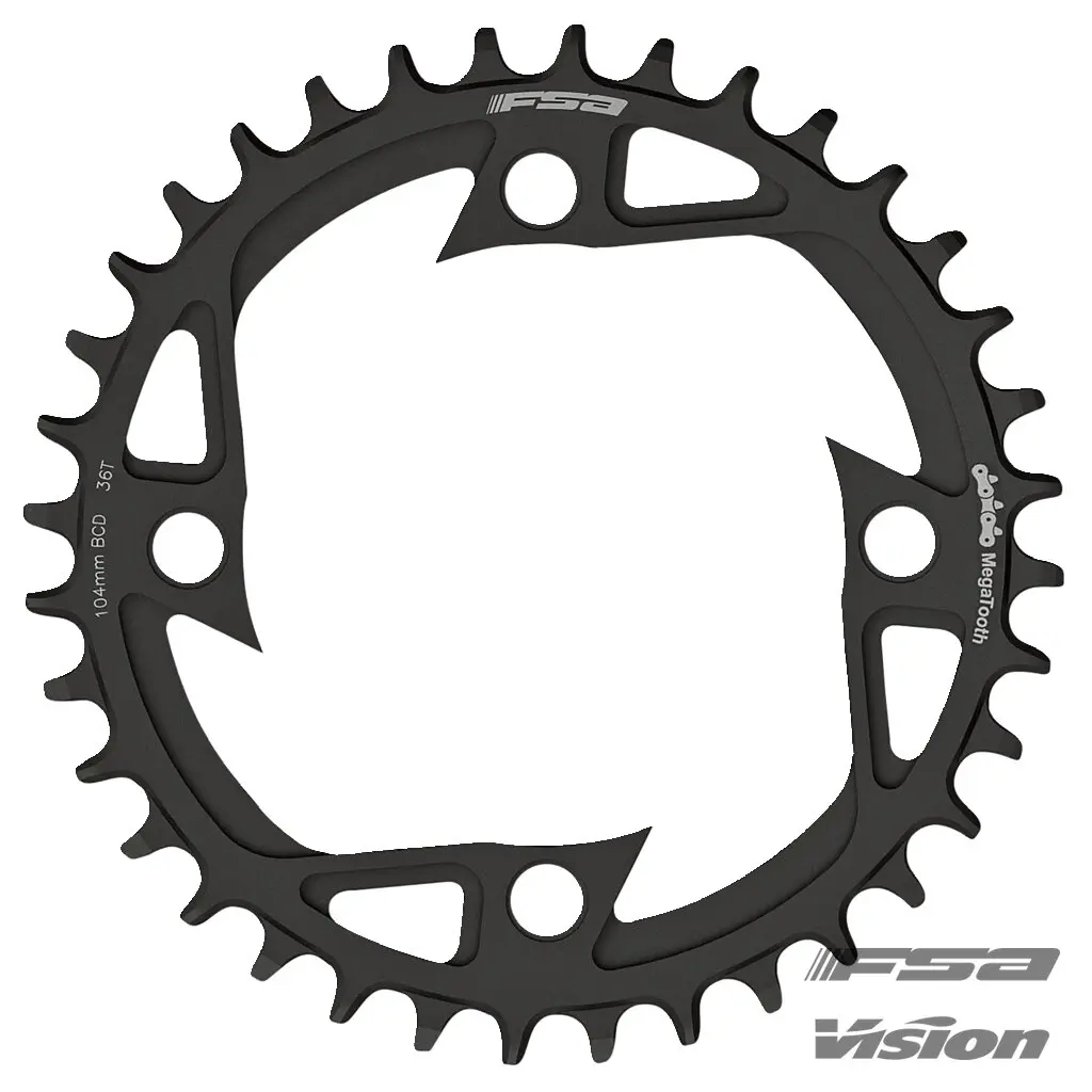 PLATEAU FSA (MEGATOOTH EN ALLIAGE E-BIKE) 1X POINT 104 48T (WB451A) FORME EN V