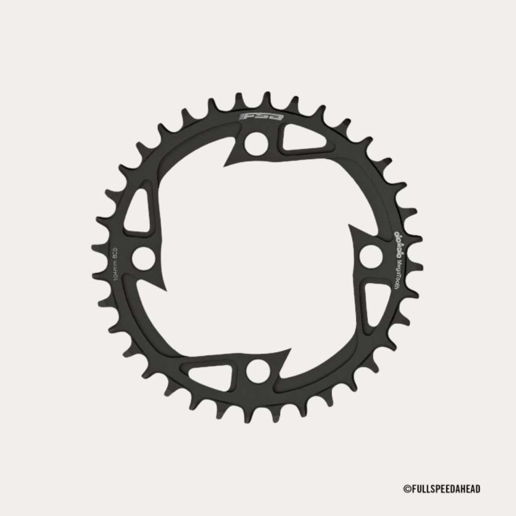 FSA KETTINGBLAD (E-BIKE STEEL MEGATOOTH) 1X STEEK 104 42T (WB467) V-SHAPE