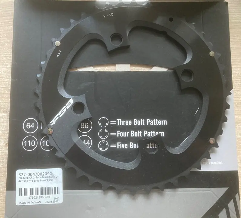 PLATEAU FSA (VTT PRO) 104 44T (WA360) X10 NOIR