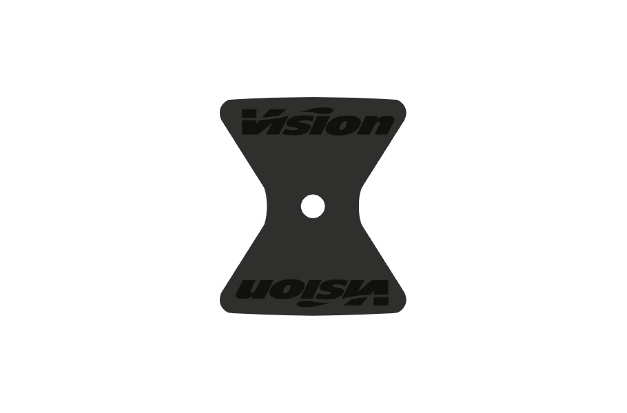 VISION ACC SPARE-PARTS STICKER VENTIEL STOP (anti vibration) V18 GRIJS/ZWART