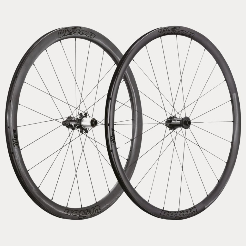 VISION WHEELSET CARBON SC 30 i23 DISC CL SHIMANO 11 (TUBELESS READY CLINCHER) B2