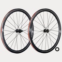 PAIRE DE ROUES VISION CARBON SC 40 DISC CL SHIMANO 11 (TUBELESS READY CLINCHER) B2