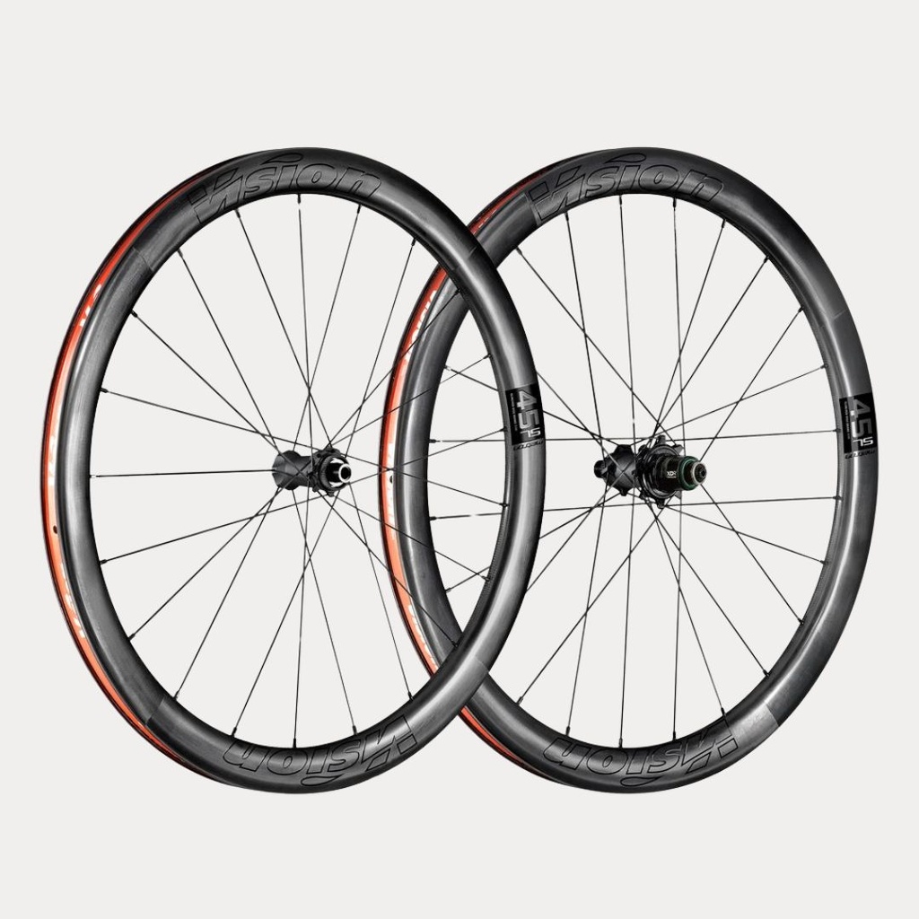 PAIRE DE ROUES VISION METRON 45 SL DISC CL (TUBELESS READY CLINCHER)