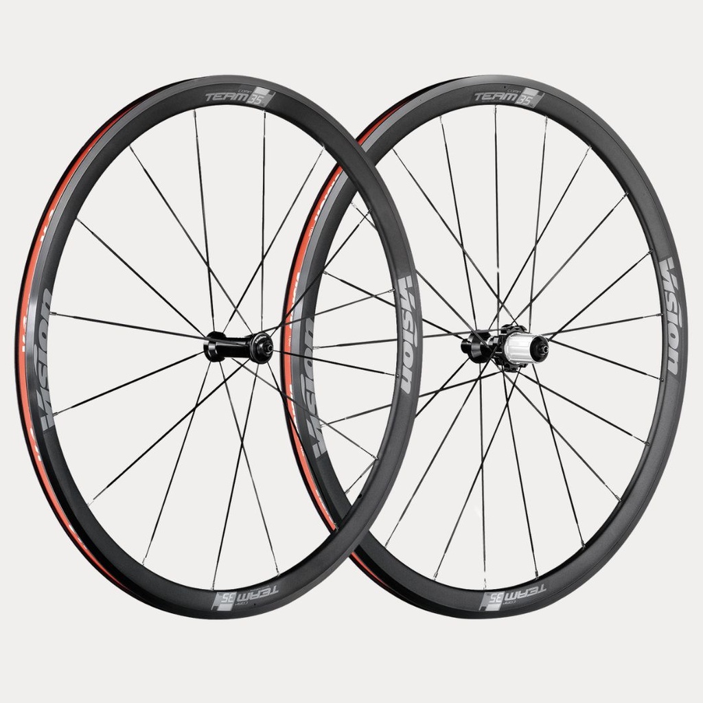 PAIRE DE ROUES VISION TEAM 35 COMP SL RB SHIMANO 11 (PNEU) A9