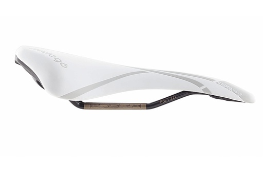 [KED2200WS60-AM] PROLOGO SADDLE KAPPA DEA-2 (T2.0 RAIL) 147MM (White/Grey)