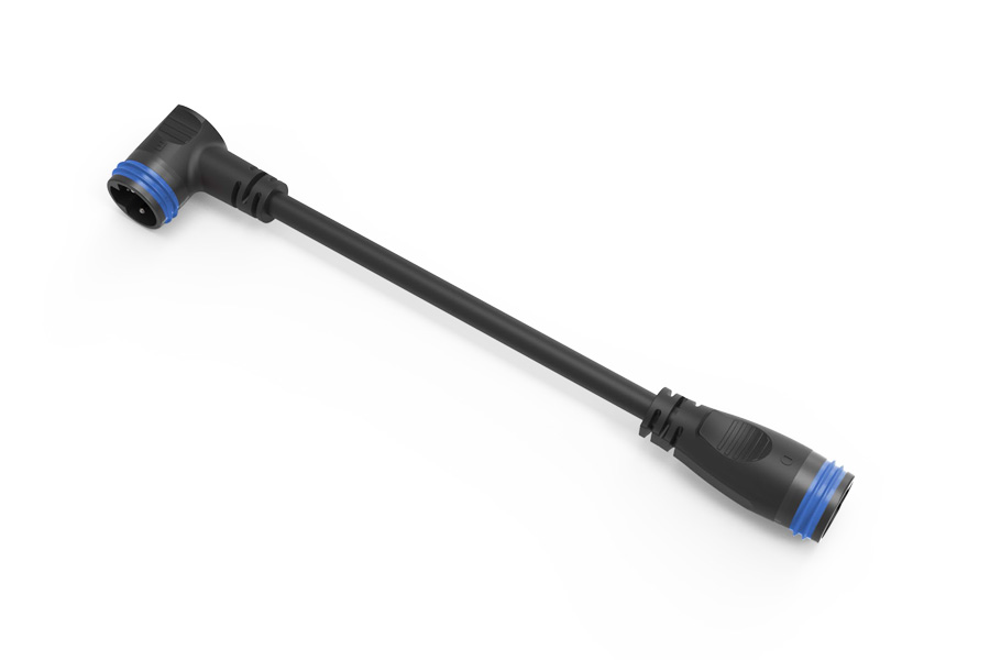 MAHLE X20/X30 SYSTEM - CONNECTOR RA2 90° CABLE FOR EXTERNAL BATTERY RANGE EXTENDER E185 (110MM)