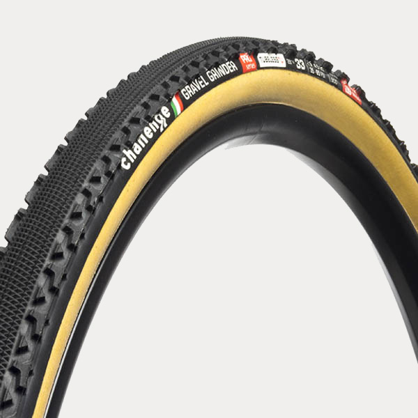 CHALLENGE TUBE GRAVEL GRINDER {PRO} (TUBELESS TUBULAIRE - à coller) NOIR/BEIGE