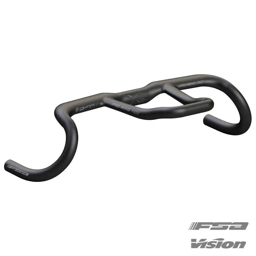 FSA GUIDON PRO-WING AGX LOOP (EXTENSIONS INTÉGRÉES) 31.8 NOIR