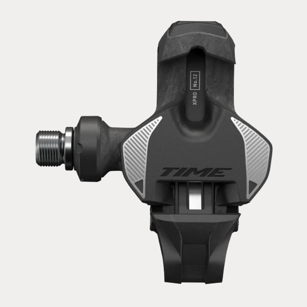 TIME WEG PEDALEN XPRO 12 Q-FACTOR 57 TITANIUM CARBON ZILVER