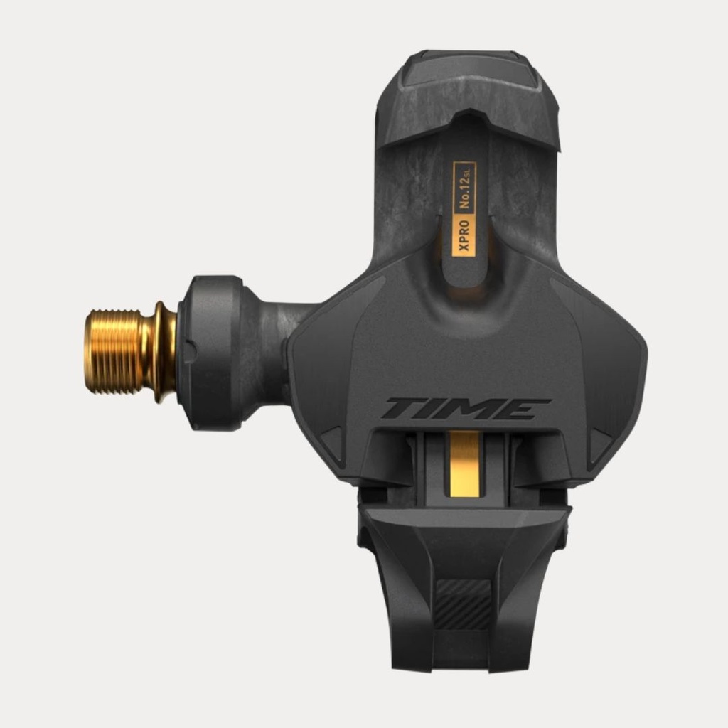 TIME ROAD PEDALS XPRO 12SL Q-FACTOR 53 CERAMIC TITANIUM CARBON GOLD