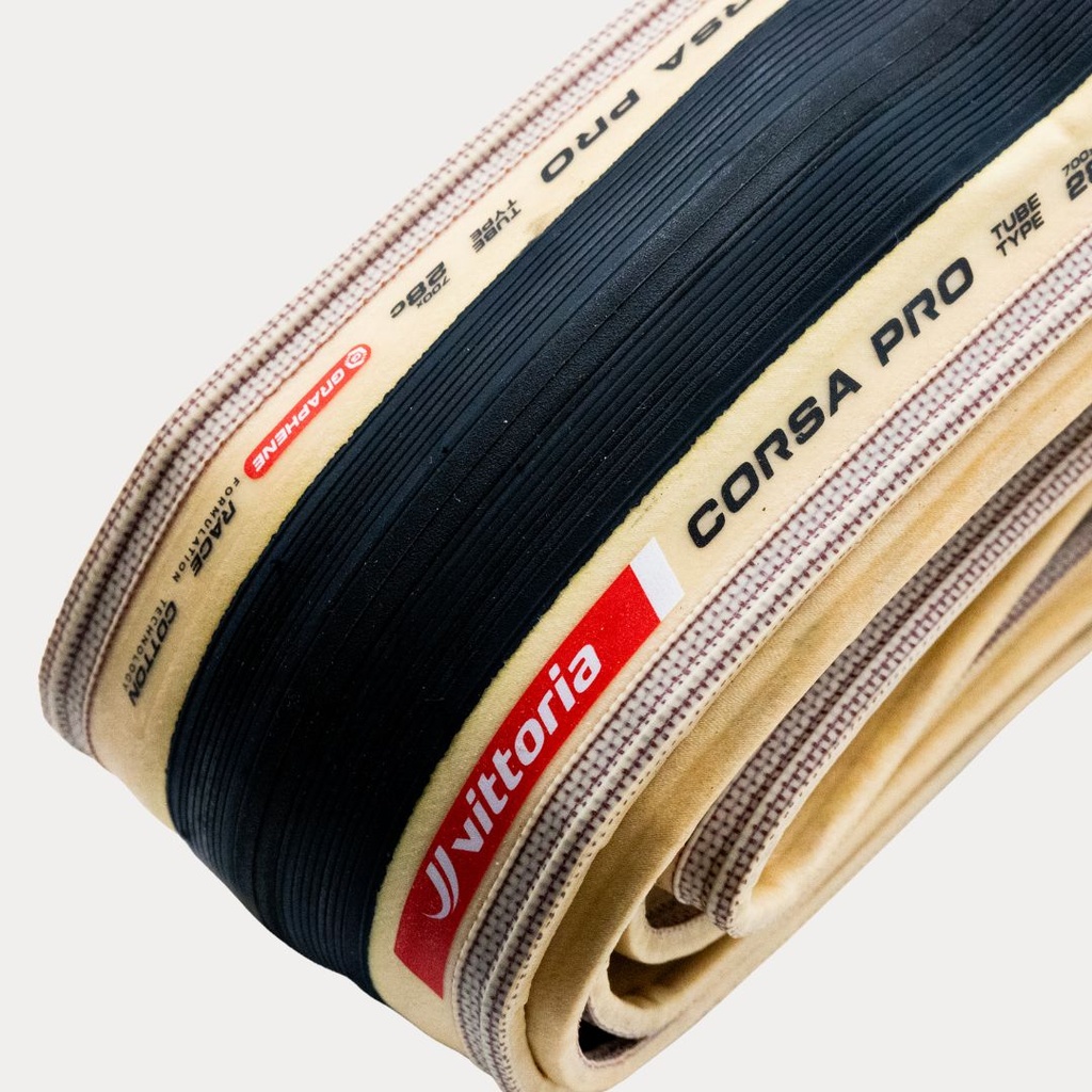 VITTORIA  OUTER TIRE CORSA PRO (FOLDING TIRES) PARA-BLACK