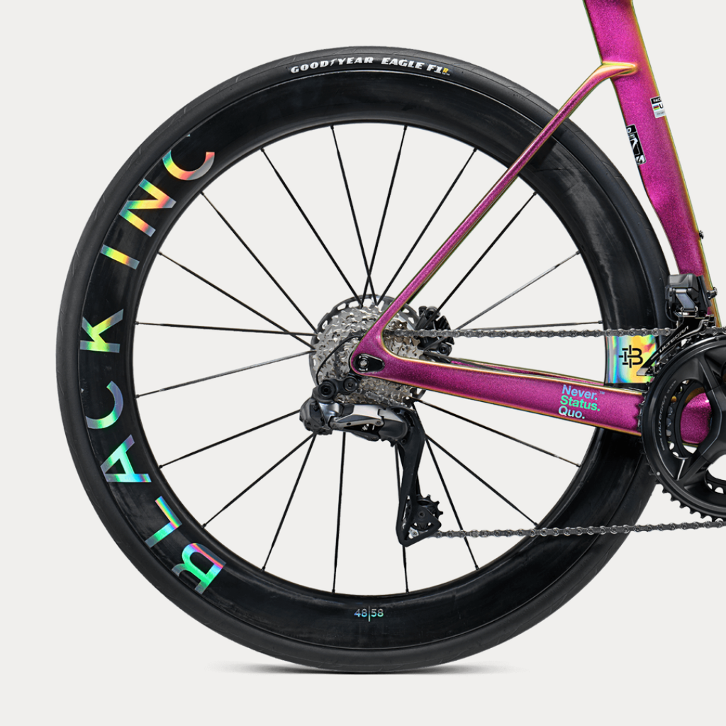 BLACK INC WIELSET (RACE) 48/58 + CERAMICSPEED - CHROME LIMITED EDITION