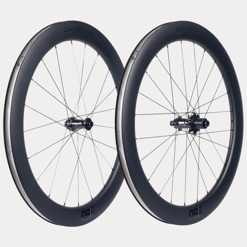 PAIRE DE ROUES VISION CARBON SC 60 SL i23 DISC CL (TUBELESS READY CLINCHER)