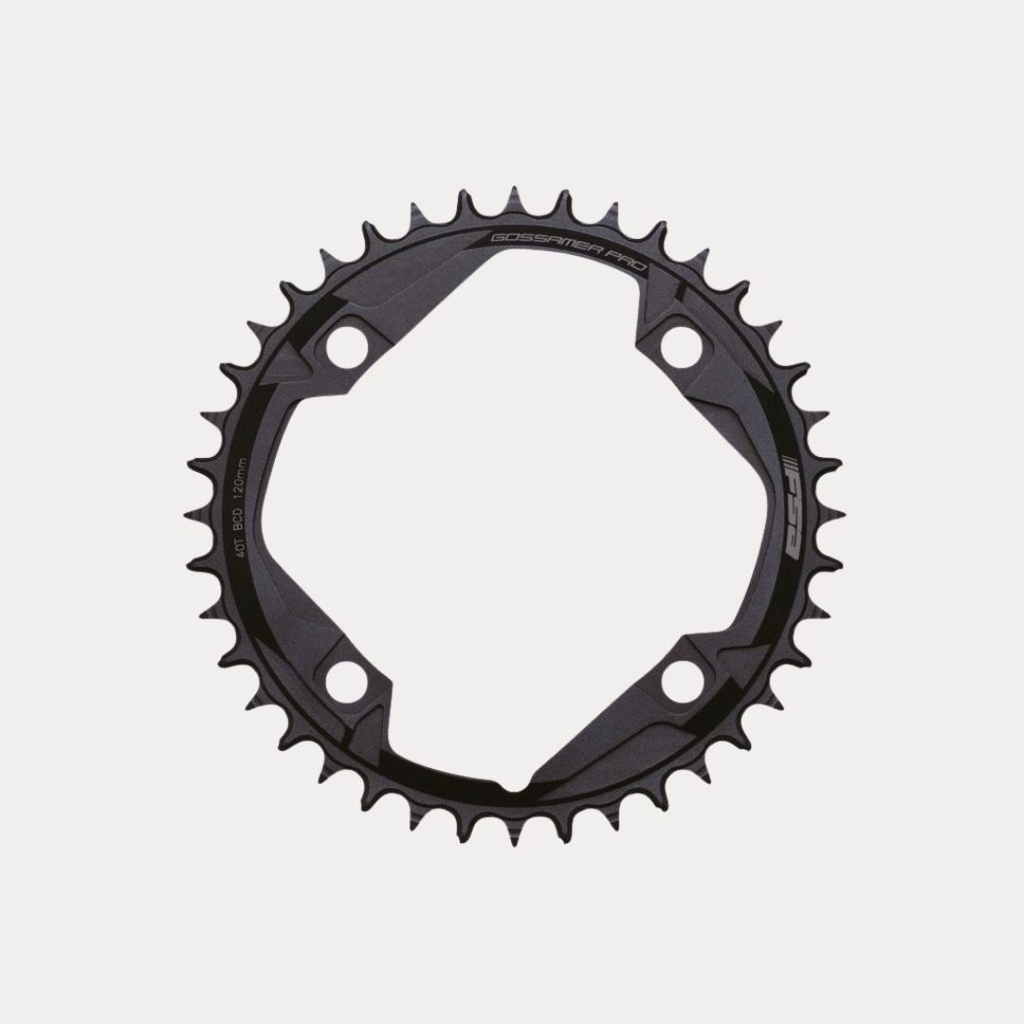 FSA CHAINRING ROAD GOSSAMER 1X BCD 120 42T (WA747) B1 (4-BOLT CONNECTION) BLACK