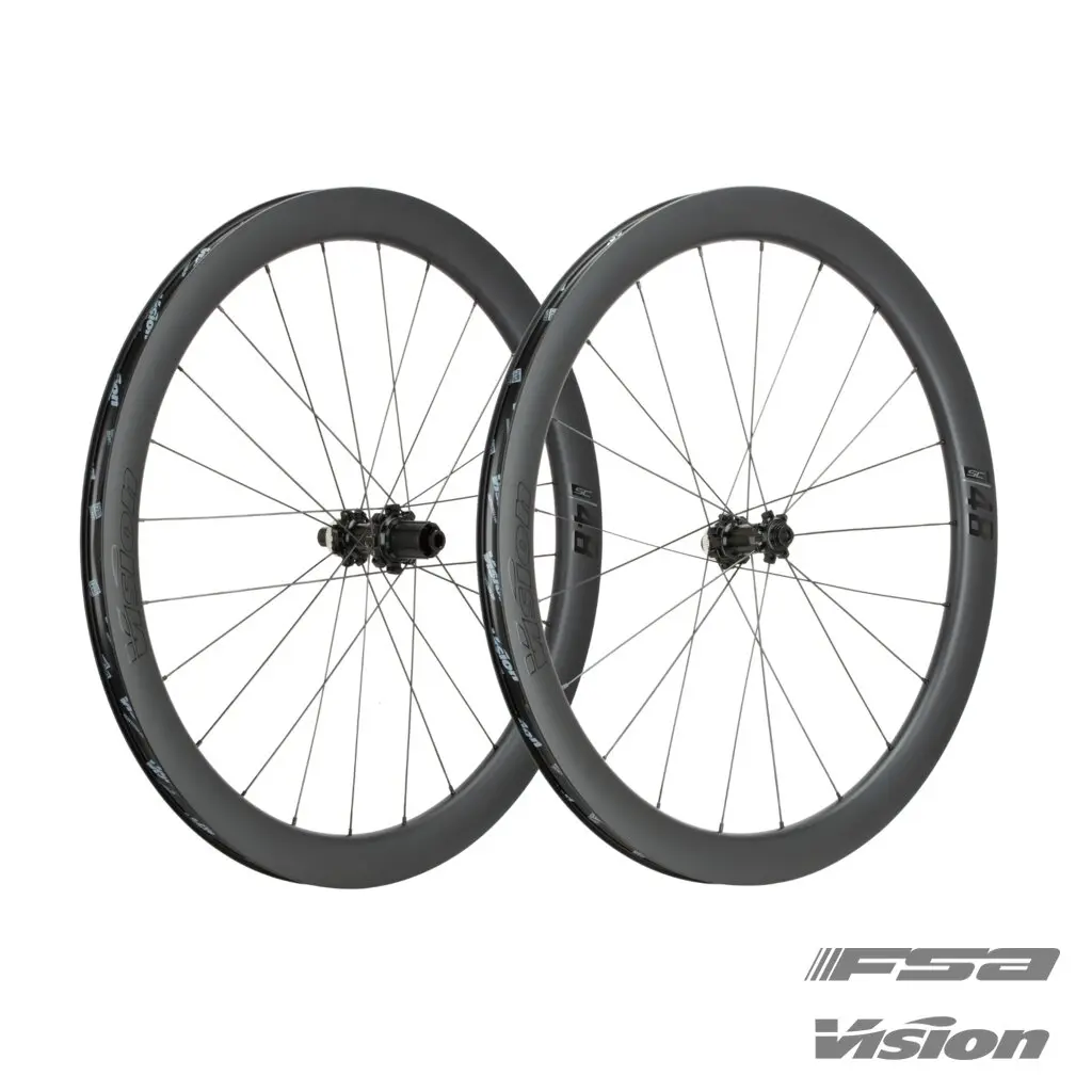 VISION WHEELSET CARBON SC 48 i25 DISC CL (TUBELESS READY CLINCHER)
