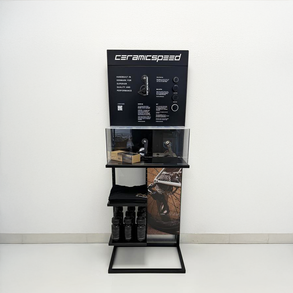 CERAMICSPEED Floor Display Single Sided w/Display Case