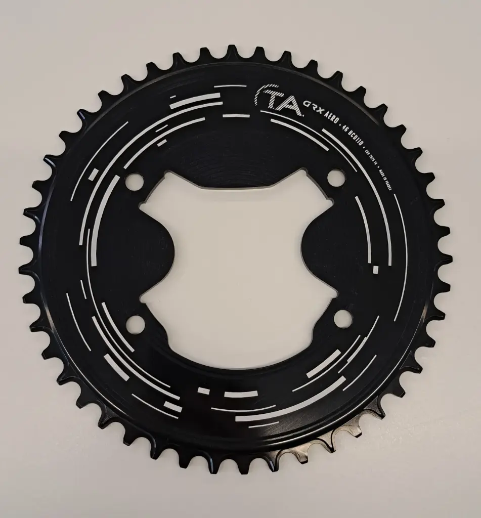 SPECIALITES TA CHAINRING GRAVEL ONE 110X (10/11/12V) STEEK 110 - BLACK