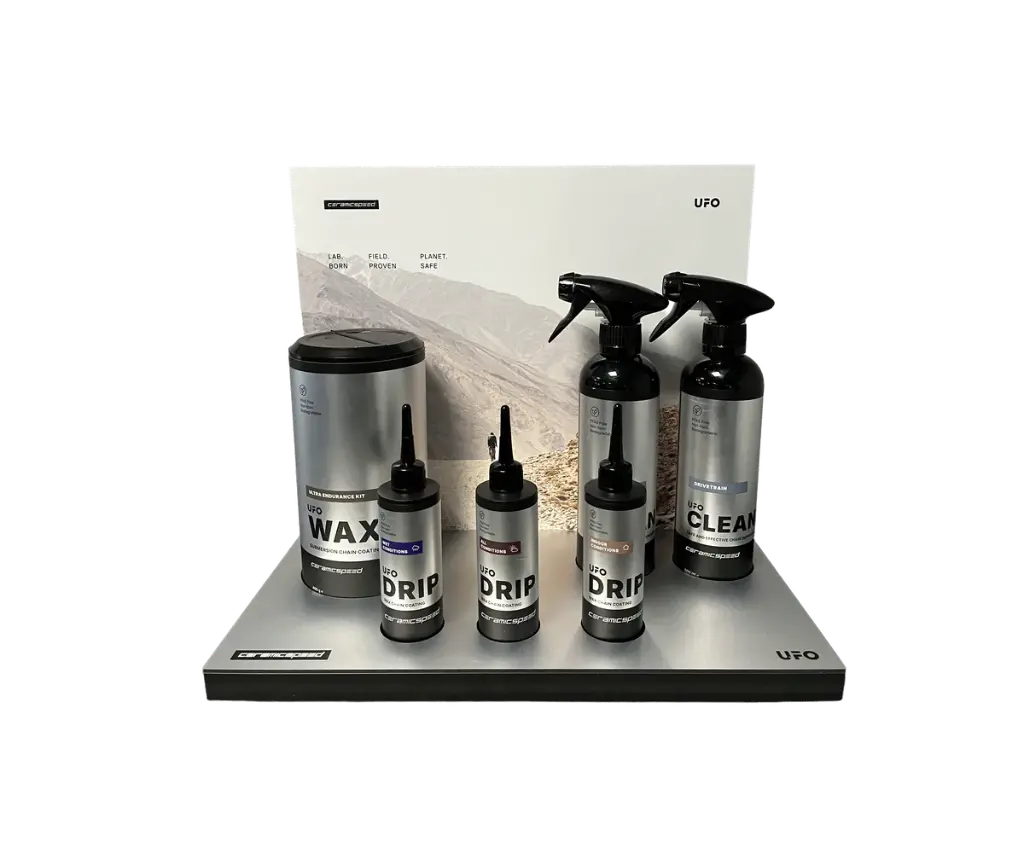 CERAMICSPEED UFO Family Display (met producten)