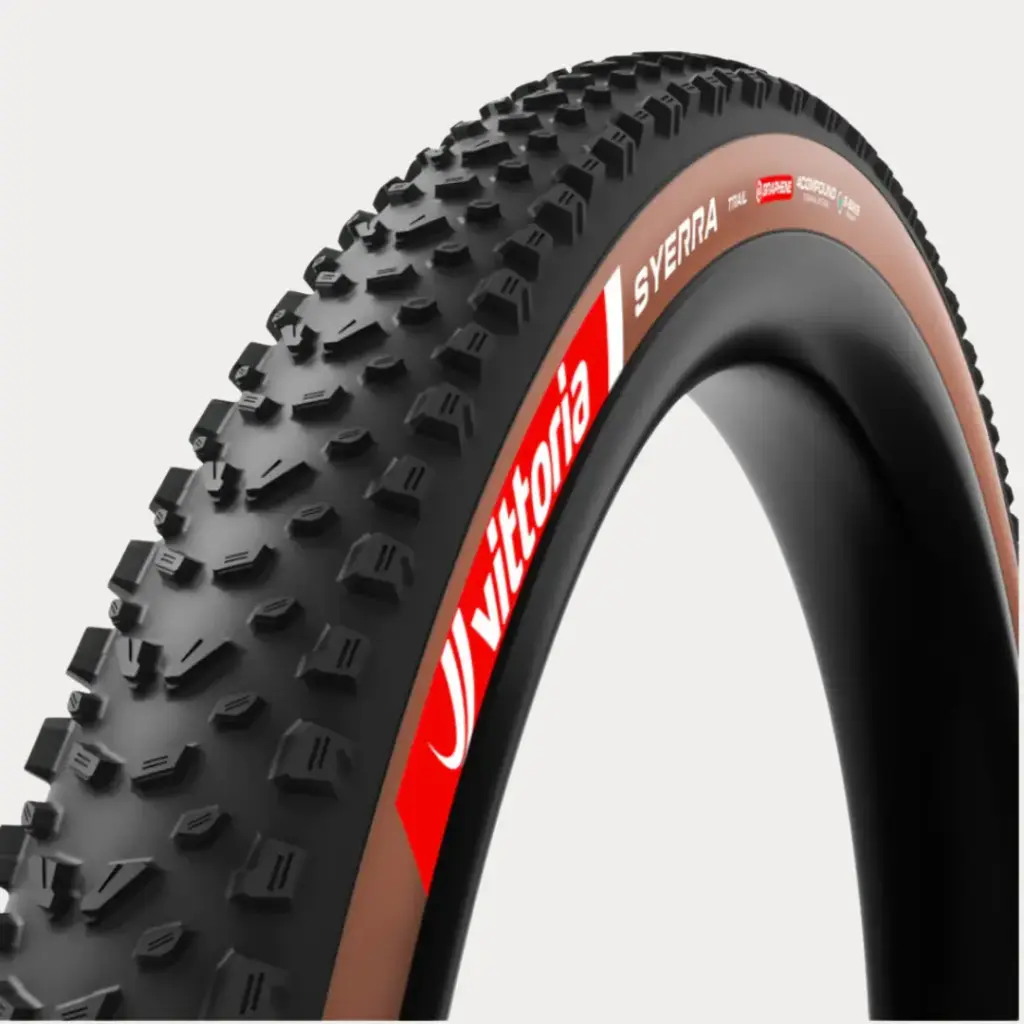PNEU EXTÉRIEUR VITTORIA VTT SYERRA 29'' (XC RACE TLR) NOIR-MARRON