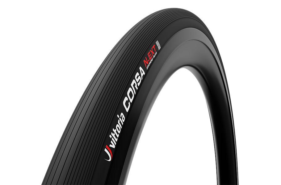 VITTORIA OUTER TIRE CORSA NEXT (FOLDING TIRES) BLACK-BLACK