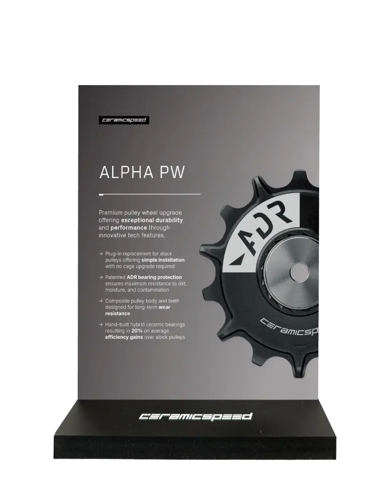 CERAMICSPEED ALPHA Pulley Wheel Retail Display