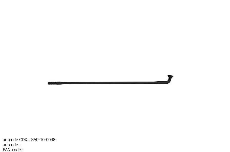 RAYONS SAPIM RACE [14G] INOX (100 PIÈCES) NOIR