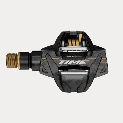 [00.6718.053.000] TIME MTB PEDALEN ATAC XC12 TITANIUM CARBON GOUD C1
