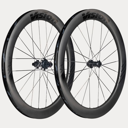 PAIRE DE ROUES VISION METRON 60 RS SL DISC CL (TUBELESS READY CLINCHER) B5