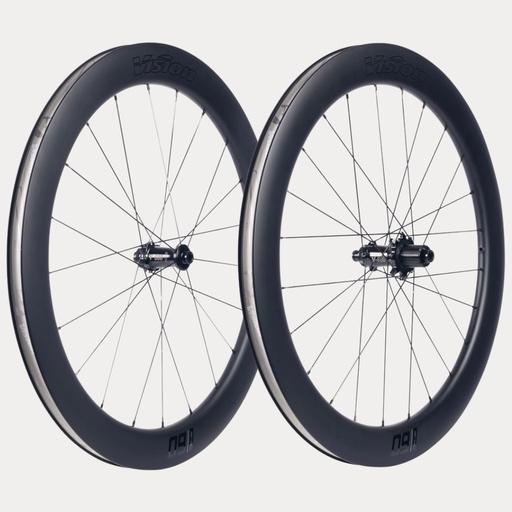 VISION WIELSET CARBON SC 60 SL i23 DISC CL (TUBELESS READY CLINCHER)