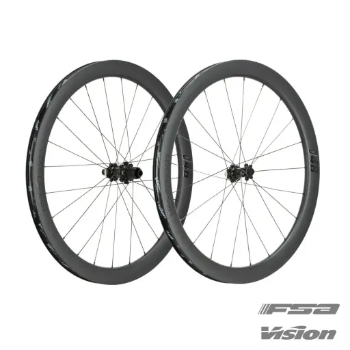 PAIRE DE ROUES VISION CARBON SC 48 i25 DISC CL (TUBELESS READY CLINCHER)