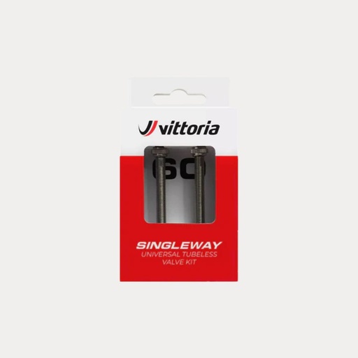 [1AA00164] VITTORIA SINGLEWAY TUBELESS BRASS VALVE 60MM (SET 2 PCS)