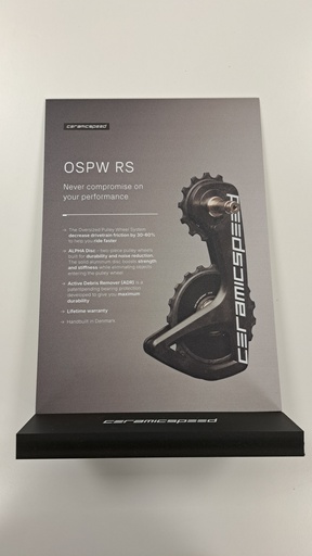 [116474] CERAMICSPEED OSPW/SLT/WK Retail Display Stand