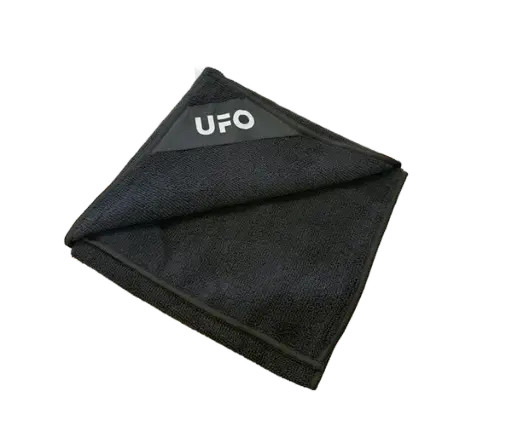 [116708] CERAMICSPEED UFO Clean Microfiber Towel Black 