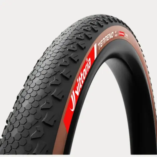 VITTORIA PNEU EXTÉRIEUR MTB TERRENO (XC RACE TLR) NOIR-MARRON