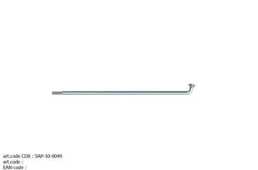 RAYONS SAPIM LEADER [13G] INOX (100 PIÈCES) ARGENT