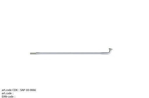 RAYONS SAPIM RACE [14G] INOX (500 PIÈCES) ARGENT