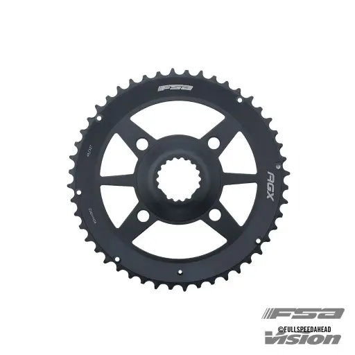 [370-0143004050] PLATEAU FSA (AGX+ GOSSAMER PRO 2X) PAS À MONTAGE DIRECT 120 48D (WA741) N11 (CONNEXION 4 BOULONS) NOIR
