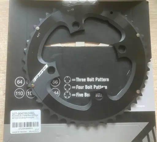 [327-0047002090] FSA CHAINRING (MTB PRO) 104 44T (WA360) X10 BLACK