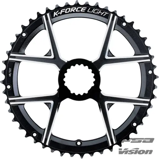 [370-0110003050] FSA CHAINRING ROAD K-FORCE LIGHT MODULAR DIRECT-MOUNT 46T (30T) (WA376) BLACK