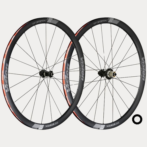[710-0113231051] VISION WHEELSET TRIMAX 35 SC DISC CL SHIMANO 11 (TUBELESS READY CLINCHER) B1