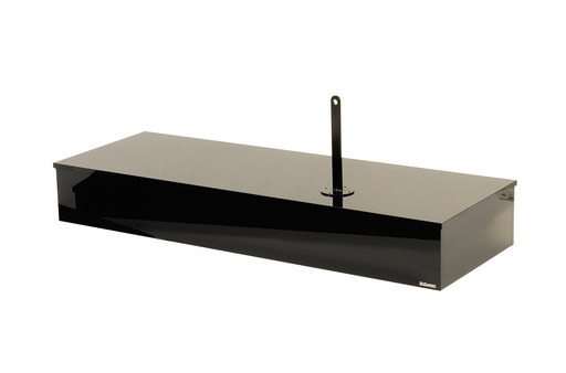 [206] BICISUPPORT WINKELDISPLAY HOUTEN PLATFORM H.20 CM VOOR 1 FIETS (GLANZEND ZWART)